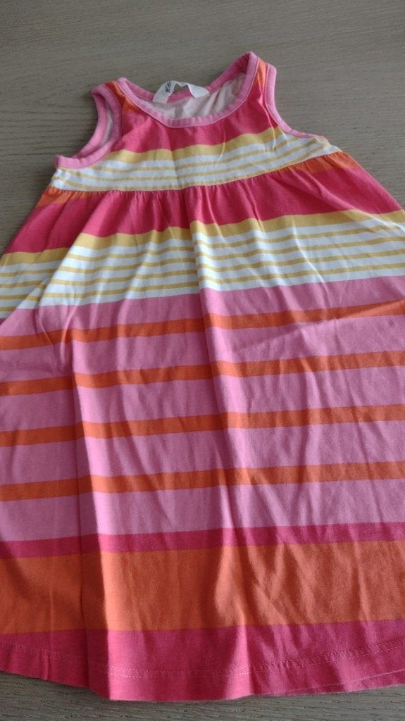 gestreept zomerkleedje maat 98 - 104, Kinderen en Baby's, Kinderkleding | Maat 98, Meisje, H&M, Ophalen of Verzenden, Zo goed als nieuw