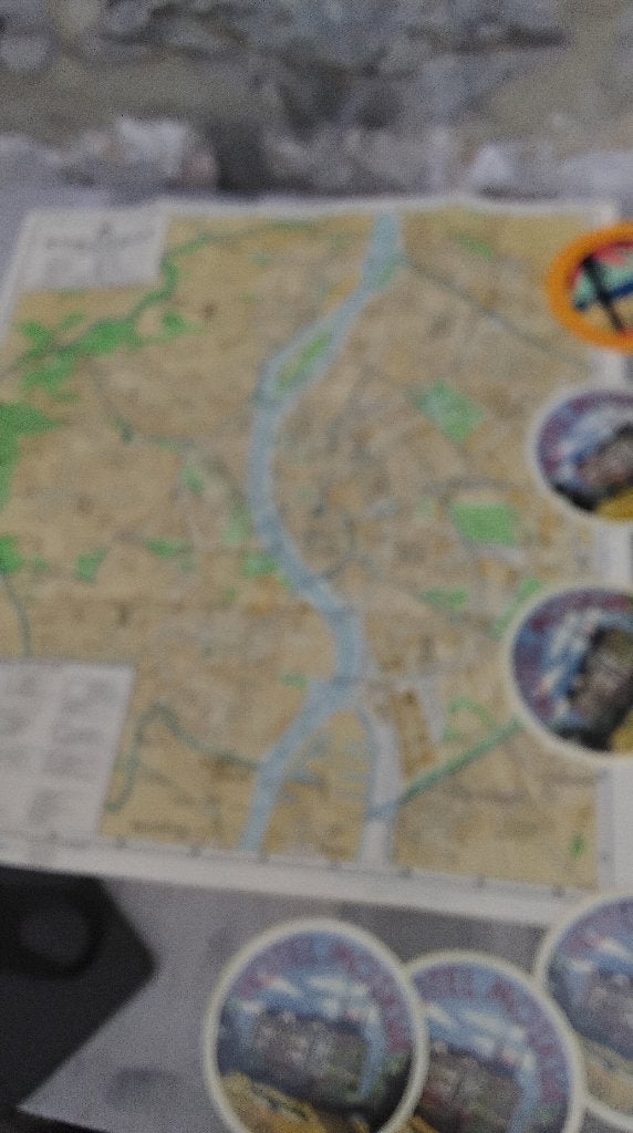 Ancienne carte geographique Budapest, Enlèvement ou Envoi, Utilisé, Carte géographique