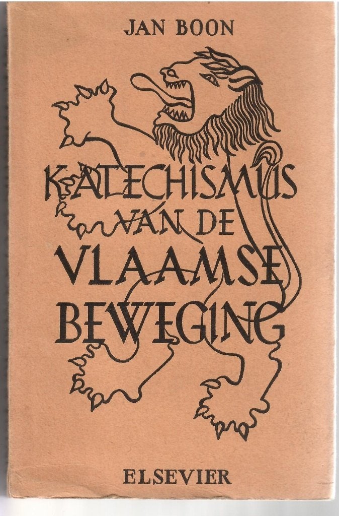 Katechismus van de Vlaamse Beweging. Jan Boon. 1950, Ophalen of Verzenden