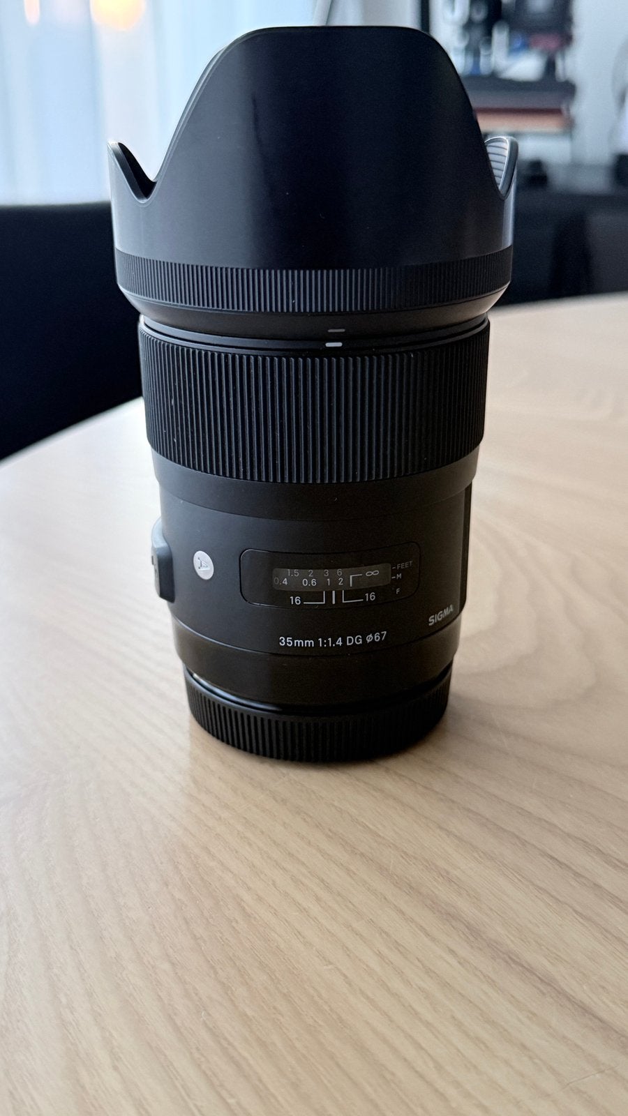 Sigma 35mm 1:1.4  EF  Mount, Ophalen, Sigma, 35 mm, Handmatige focus