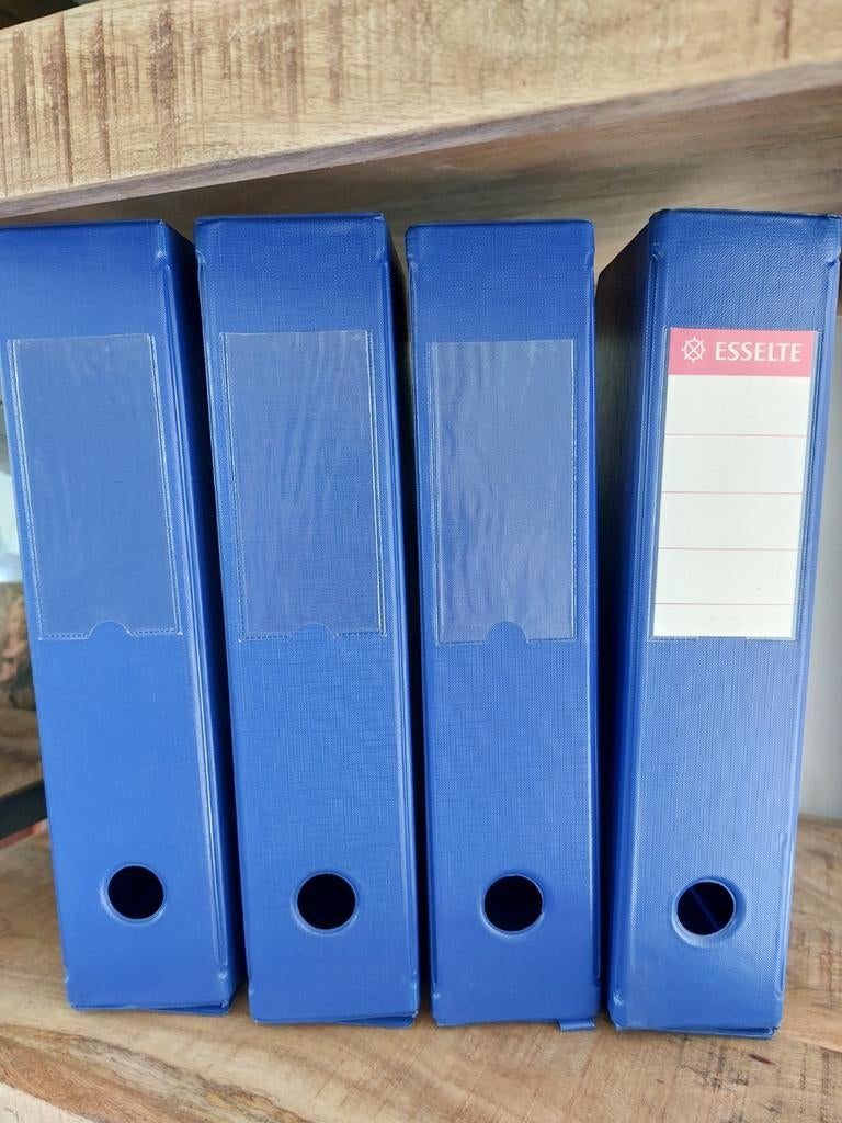 Porte documents ESSELTE bleu lot de 11, Ophalen