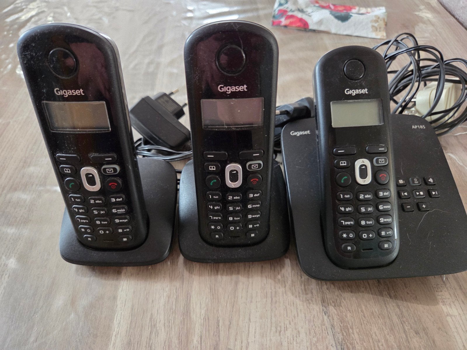 3 draagbare telefoons, Ophalen, Gebruikt, Met geheugen, Meerdere boodschappen