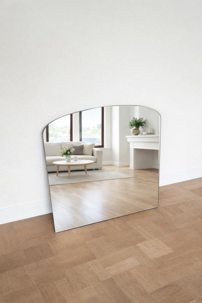 Miroir moderne — belle forme — bon état (Gand), Enlèvement, Comme neuf