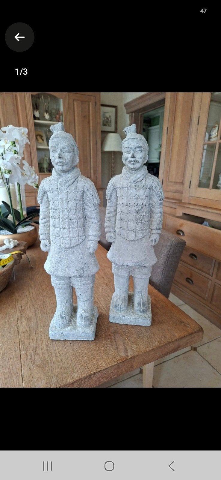 chinese krijgers, terracottaleger, 51cm, Tuin en Terras, Ophalen
