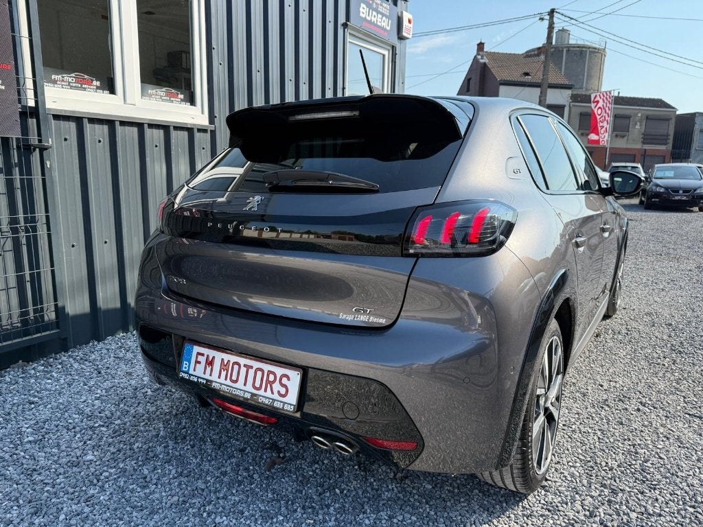 Peugeot 208 1.2i GT Line/ 1e Main/ Full Option/ LED/ Carplay, Argent ou Gris, Achat, Euro 6, Entreprise