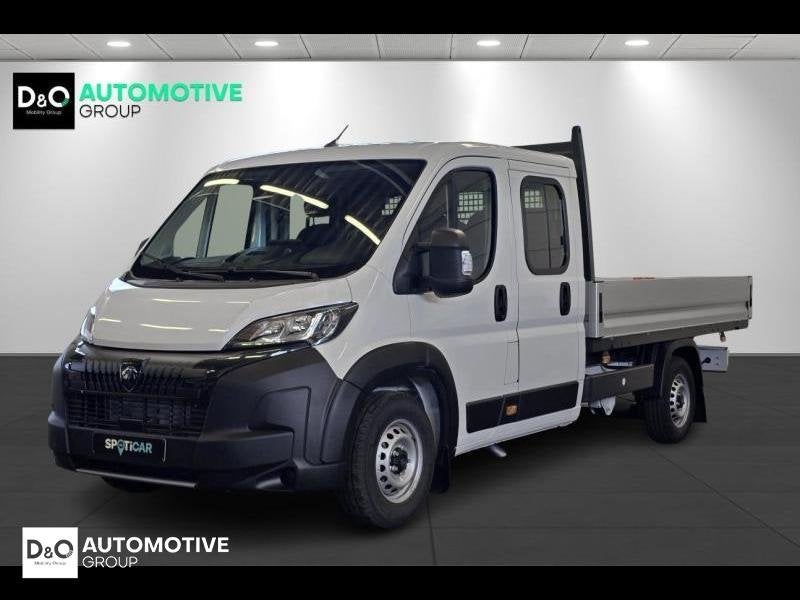 Peugeot Boxer Dubbele cabine open laadbak camera GPS 7 zitpl, Electronic Stability Program (ESP), Achat, Entreprise, Boîte manuelle