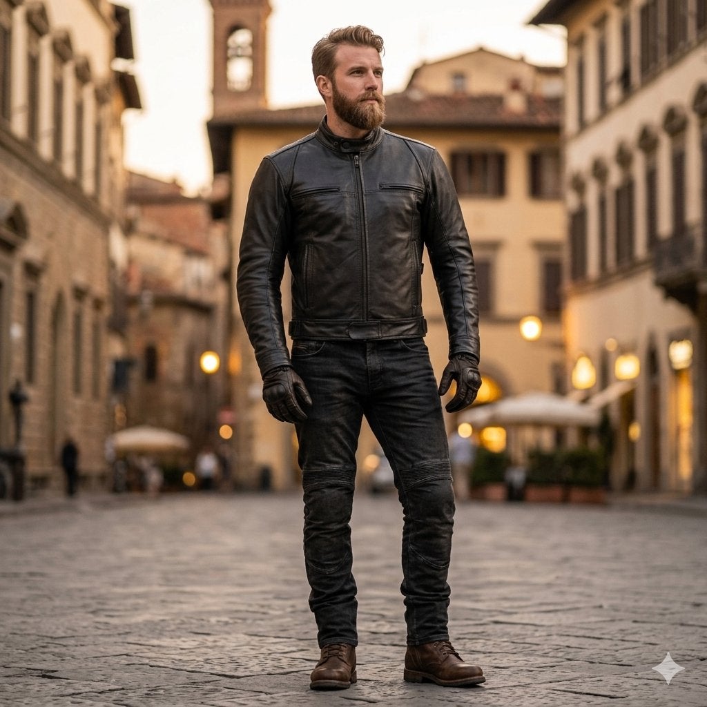 Veste de Moto en Cuir Protections détachables approuvé CE, Envoi, Neuf, avec ticket, Femmes, Manteau | cuir
