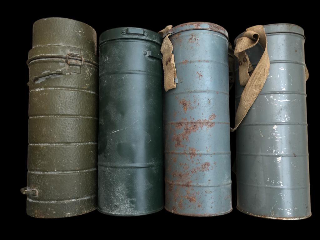 3x gasmaskerbus, Verzamelen, Ophalen of Verzenden