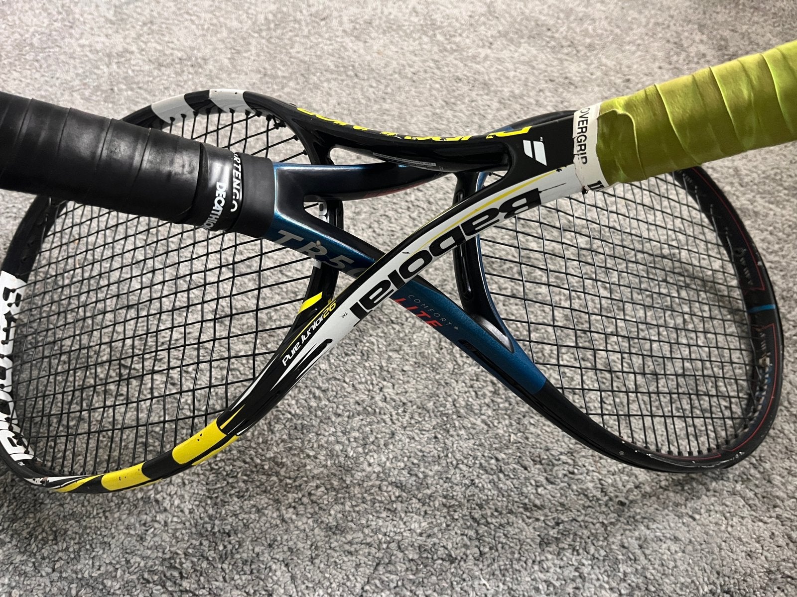 Lots de 2 raquettes de tennis, Sports & Fitness, Enlèvement ou Envoi, Raquette, L1, Utilisé
