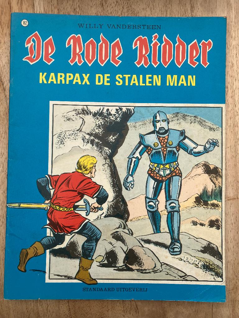 De Rode Ridder - 82 - Karpax de stalen man, Eén stripboek, Ophalen of Verzenden, Gelezen, Willy Vandersteen