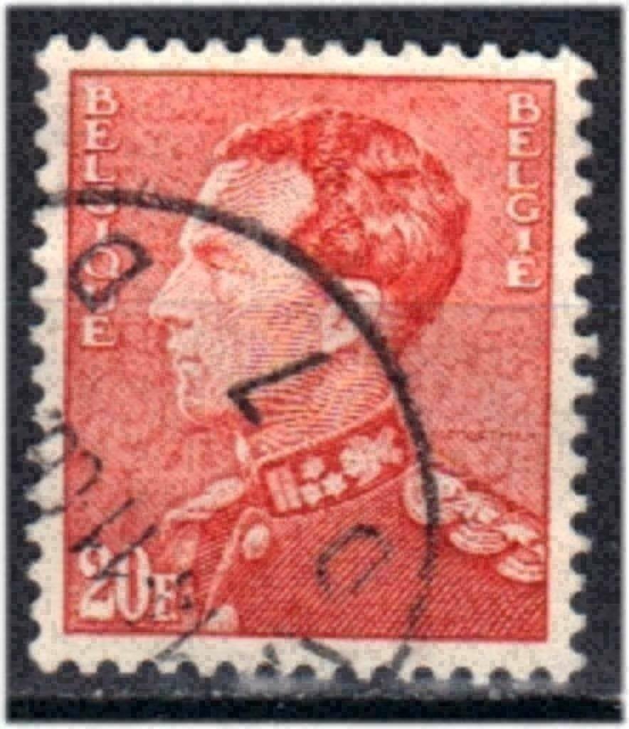 Belgique 1936 - Yvert/OBP 435 - Léopold III - Poortman (ST), Envoi, Affranchi, Oblitéré, Maison royale
