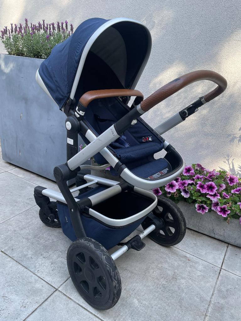 Joolz Day 2 babymand + buggy donkerblauw, Enfants & Bébés, Buggys, Enlèvement, Utilisé, Autres marques, Couverture pieds