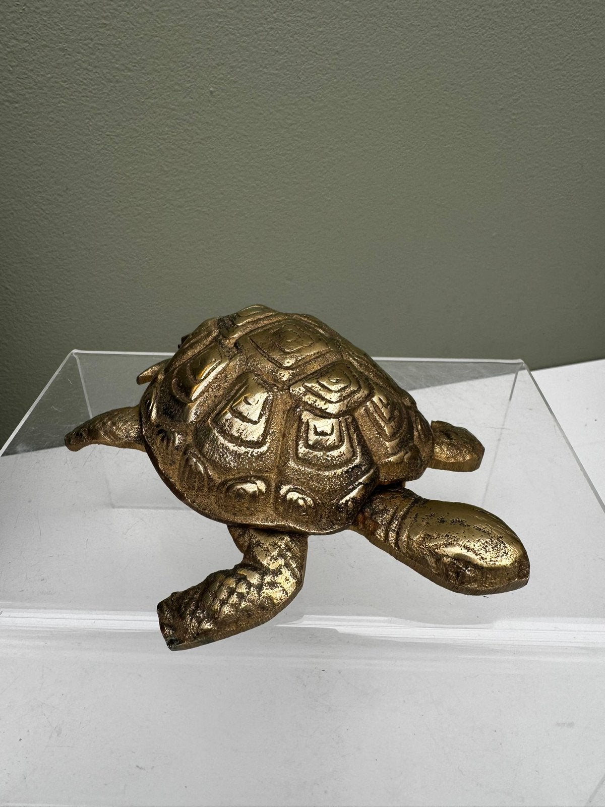 Asbak vintage schildpad, Ophalen of Verzenden, Gebruikt, Asbak