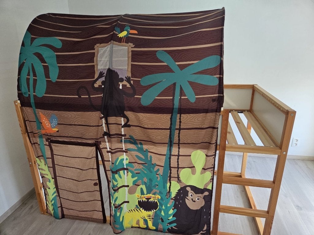 Ikea Kura omkeerbaar kinderbed, Kinderen en Baby's, Ophalen, 85 tot 100 cm, Gebruikt, Hoogslaper of Stapelbed