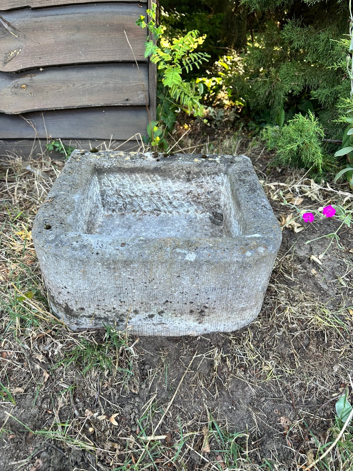 19de Eeuwse Arduinen waterbak -  105 €, Tuin en Terras, Waterpartijen en Fonteinen, Ophalen, Gebruikt, Hardsteen