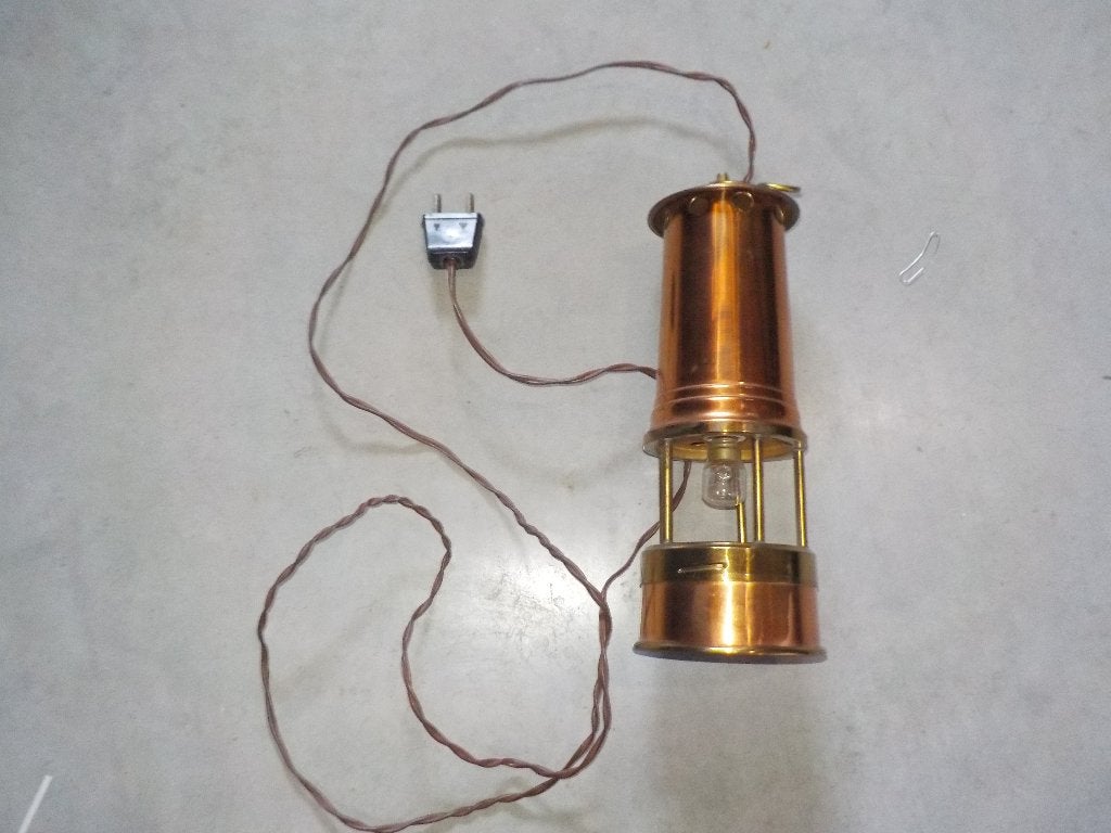 Vintage mijnlamp / tafellamp, Enlèvement, Vintage