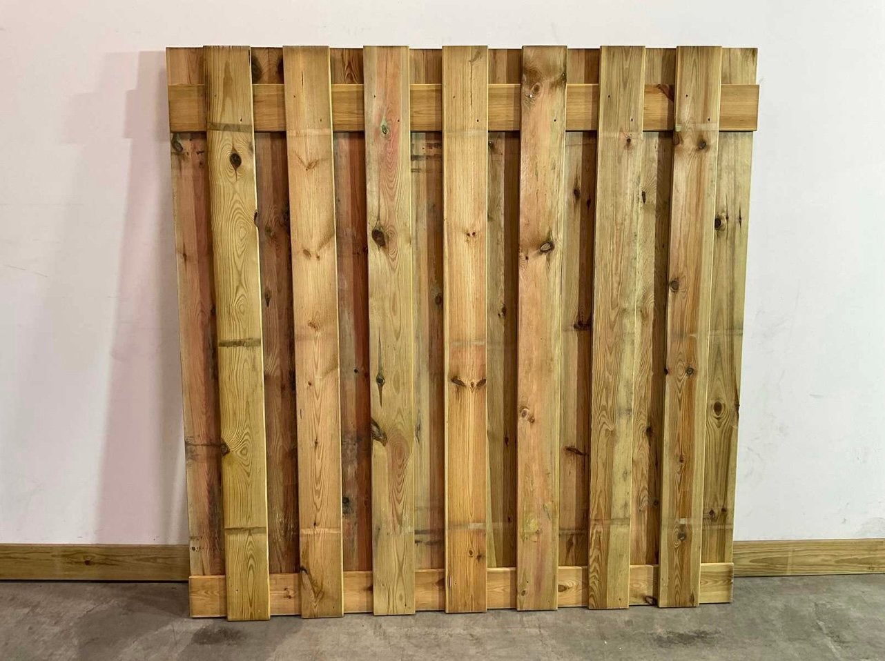 50 grenen geimpegneerde tuinschermen 180x180 17 planks, Tuin en Terras, Ophalen, Zo goed als nieuw
