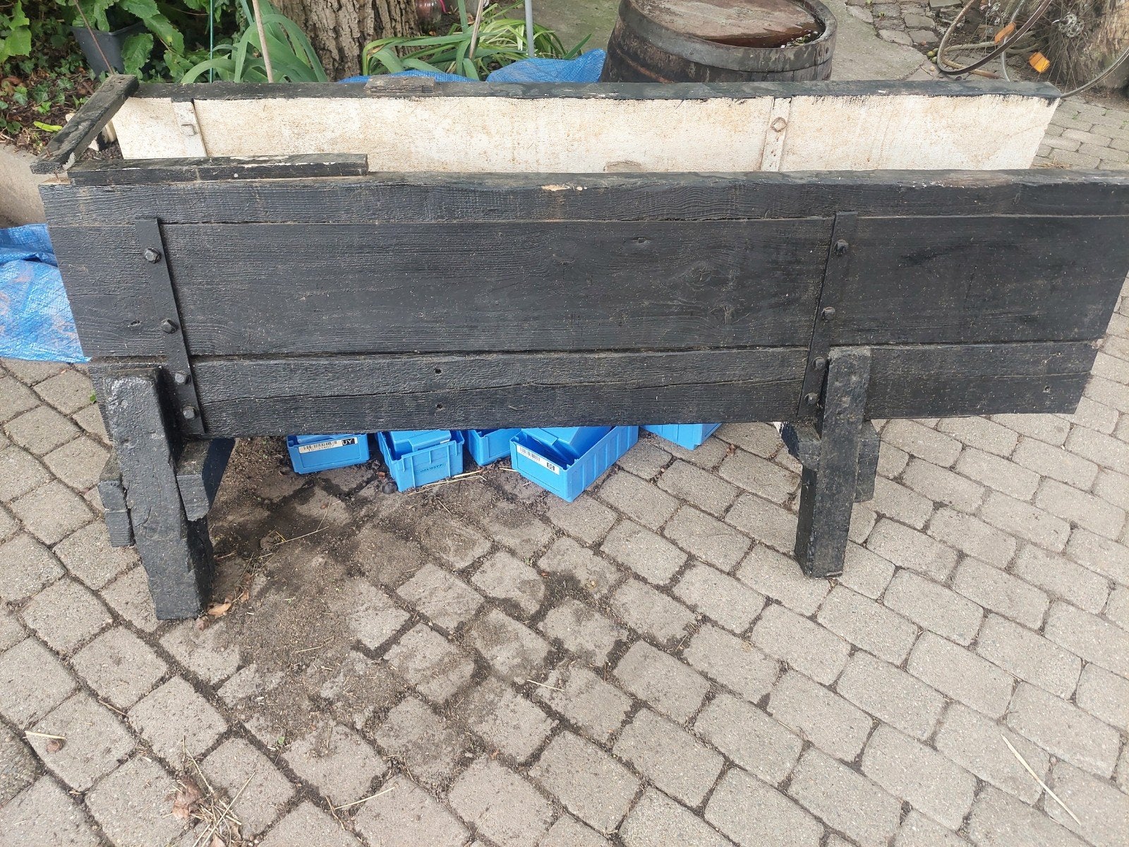 houten standaard, Tuin en Terras, Ophalen, Gebruikt, Hout