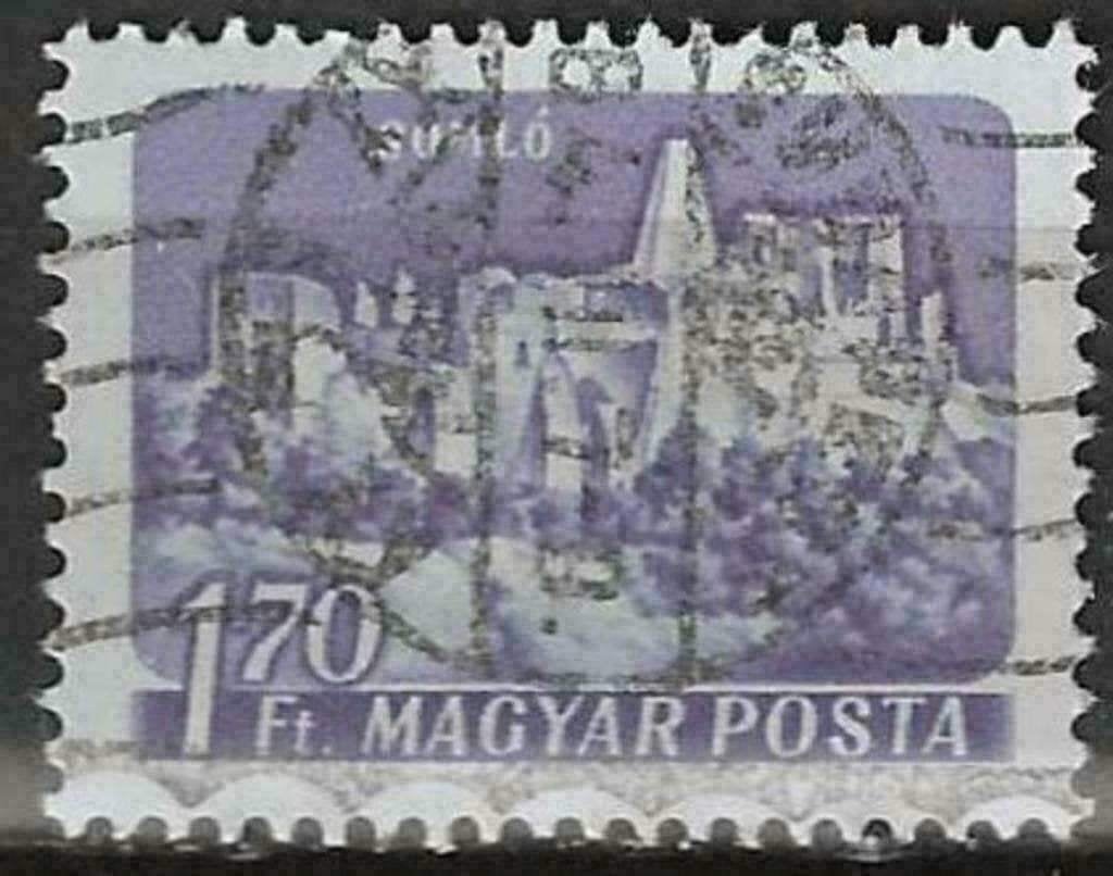 Hongrie 1960 - Yvert 1401 - Châteaux (ST), Envoi, Affranchi