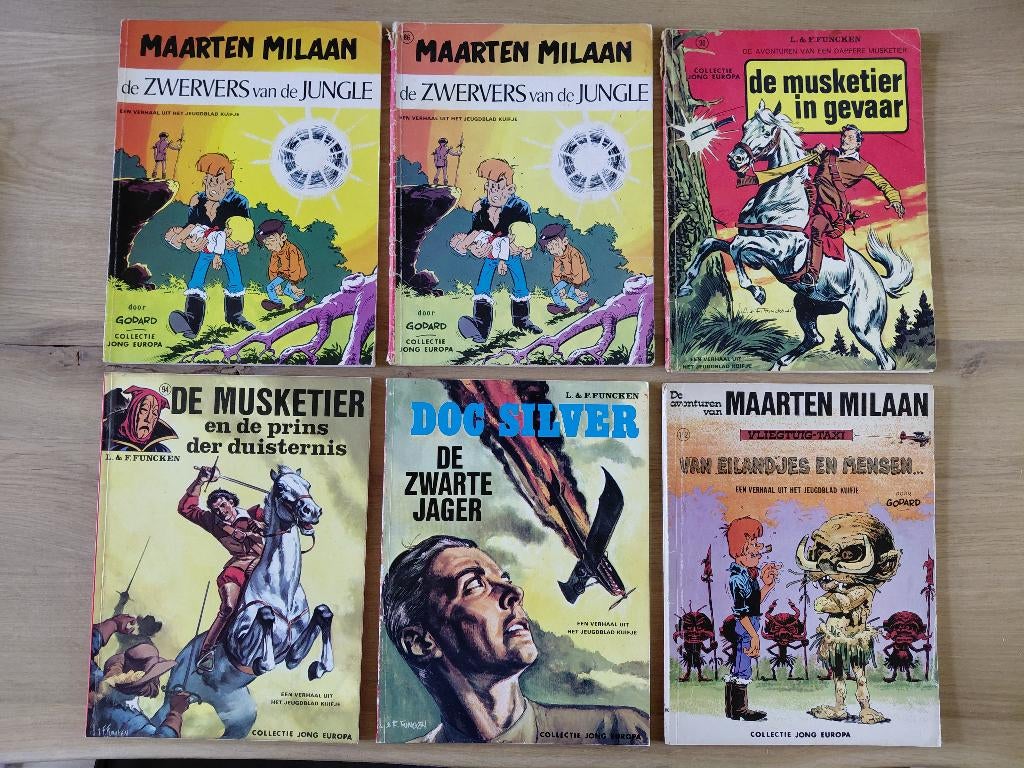 Strips Collectie Jong Europa, Boeken, Meerdere stripboeken, Ophalen of Verzenden, Gelezen