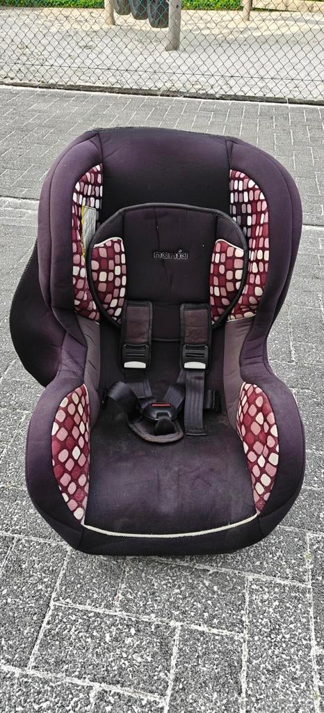 Autostoel autozit merk Nania kleur grijs aubergine, Kinderen en Baby's, Autostoeltjes, Ophalen