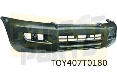 Toyota Land Cruiser 120 (12/02-1/10) voorbumper (zwart) (te, Auto-onderdelen, -, -, Nieuw, Toyota