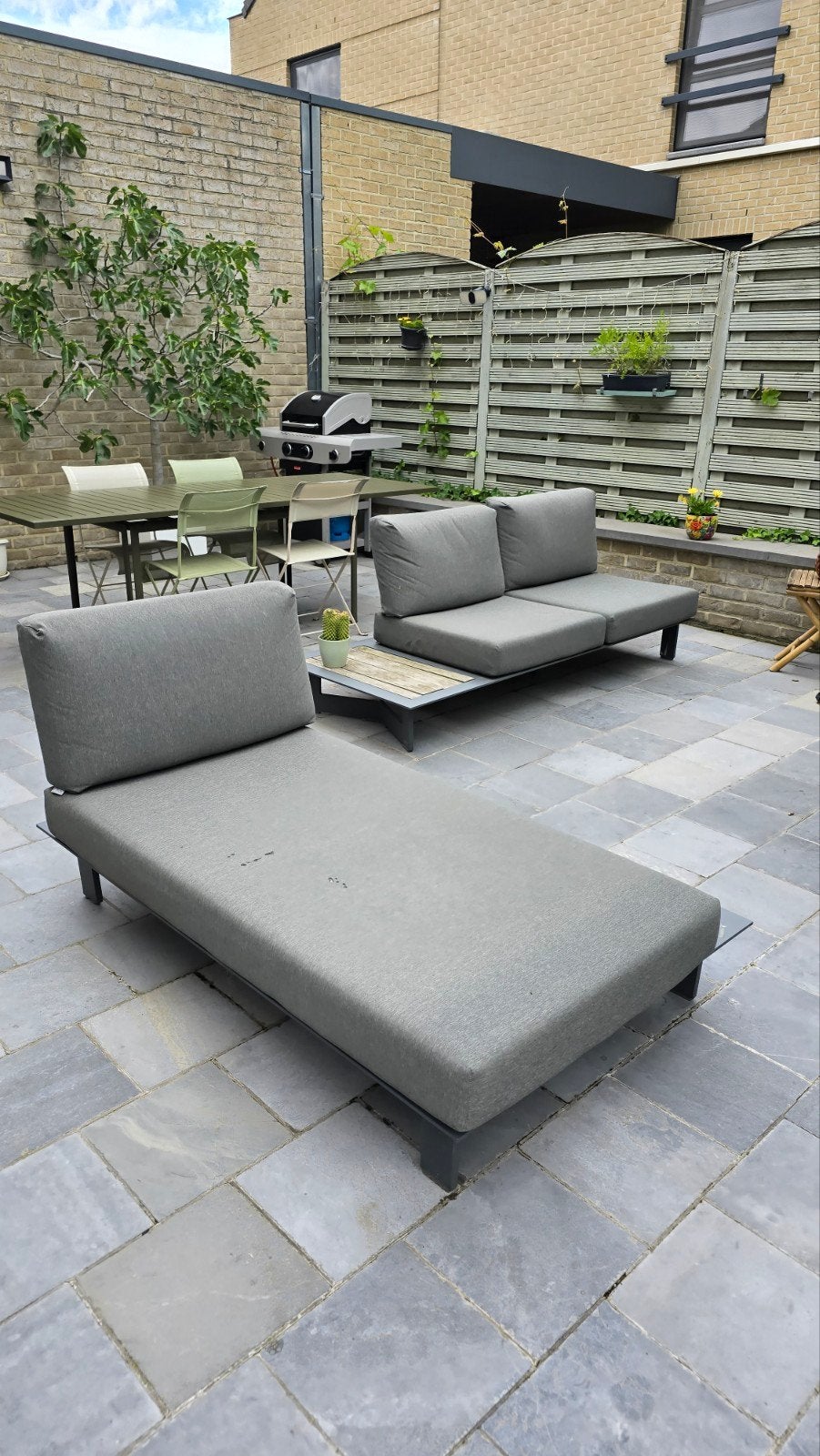 4 Seasons chaise longue en 2-zit, Tuin en Terras, Ophalen