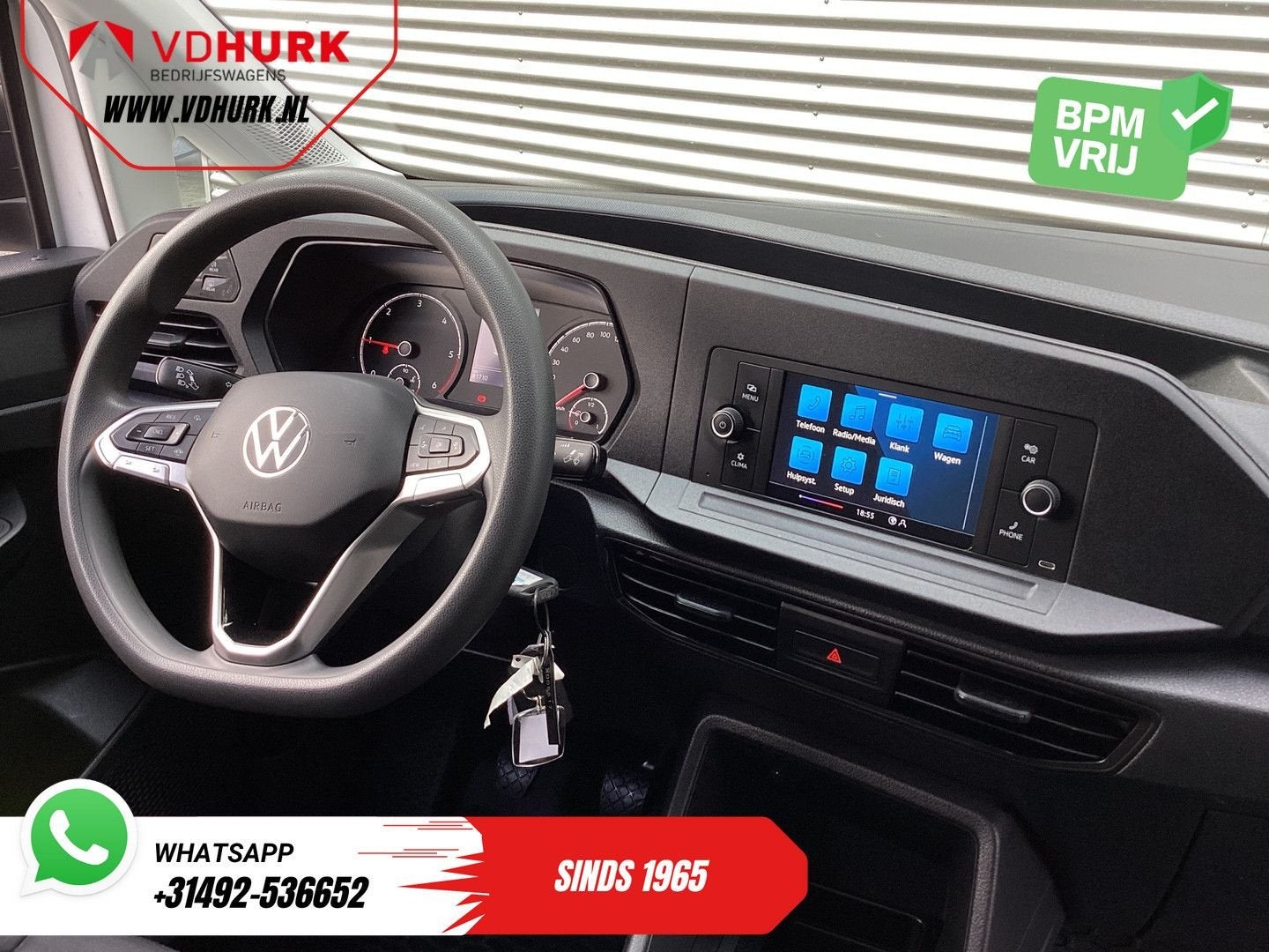 Volkswagen Caddy Cargo 2.0 TDI 100 pk Omvormer/ Sortimo/ Cru, Autos, Camionnettes & Utilitaires, Achat, Entreprise, Boîte manuelle