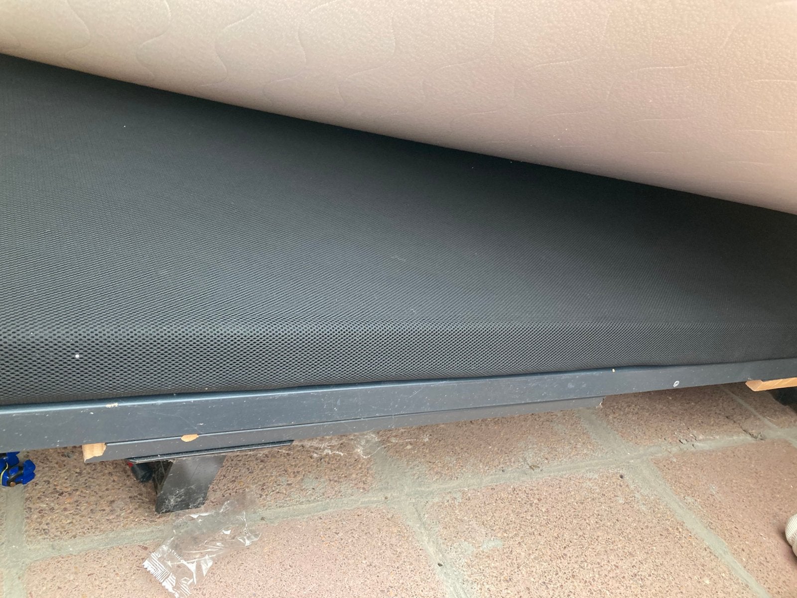 Boxspring lattebodem, Huis en Inrichting, Ophalen, Gebruikt, 90 cm
