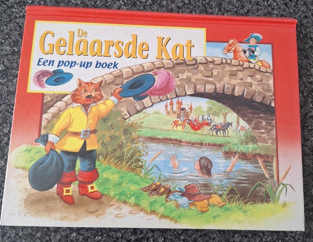 pop up boek de gelaarsde kat, Ophalen of Verzenden, Zo goed als nieuw