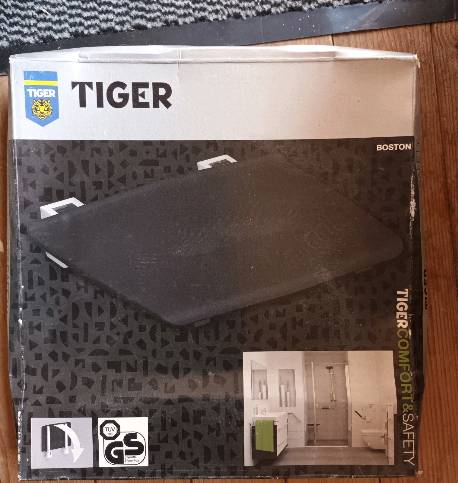 douchezitje Tiger, Ophalen, Nieuw