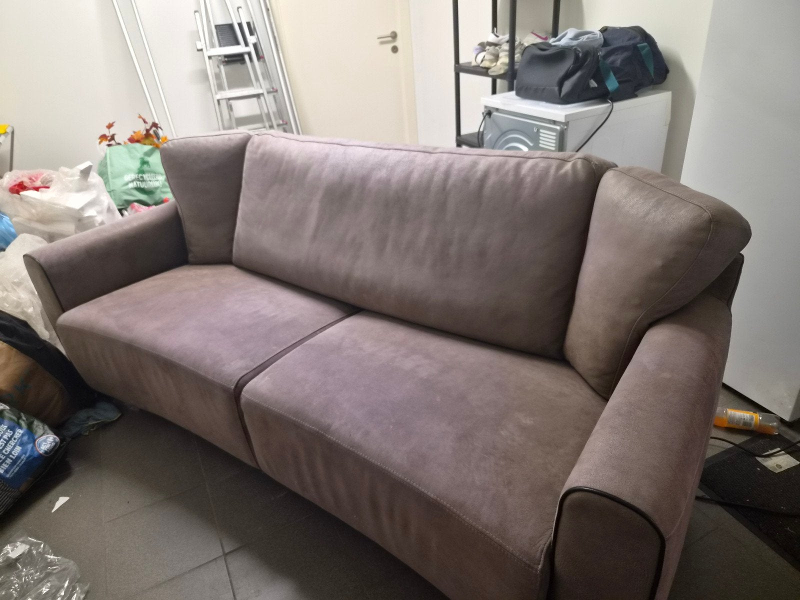 mooie 2.5 salon een echt leder., Ophalen