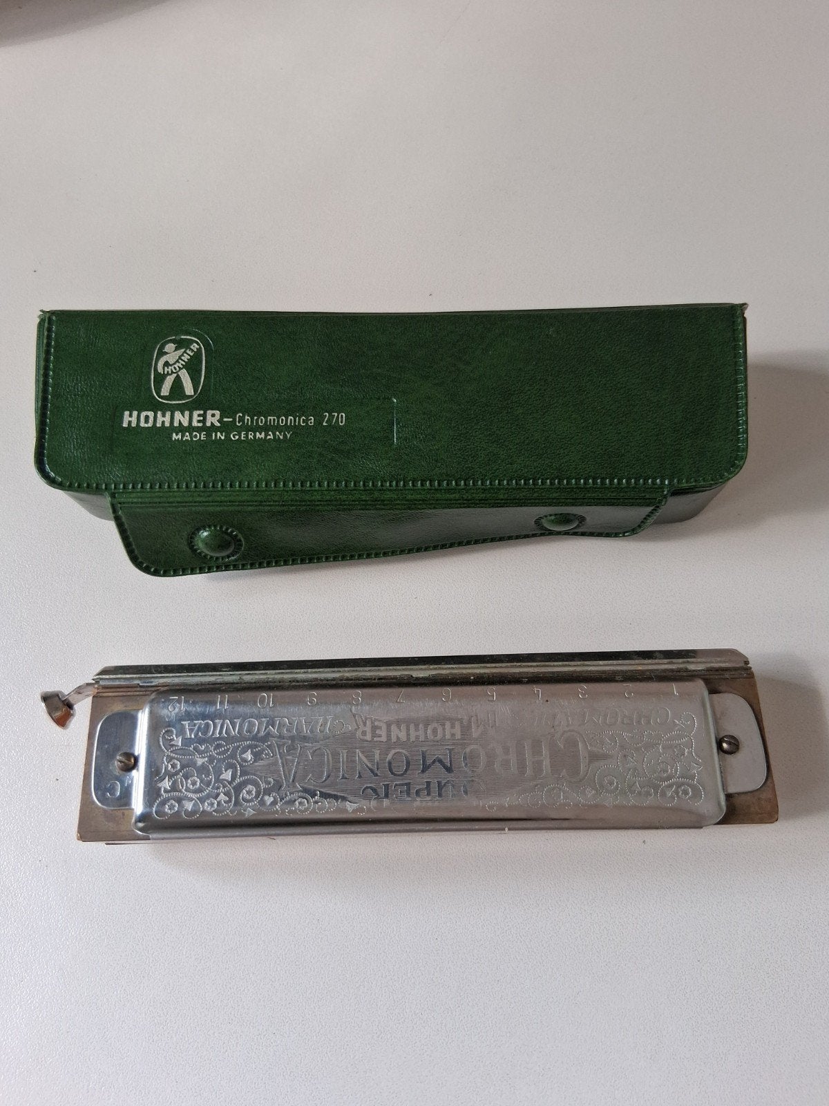 vintage mondharmonica Hohner Chromonica 270, Ophalen of Verzenden