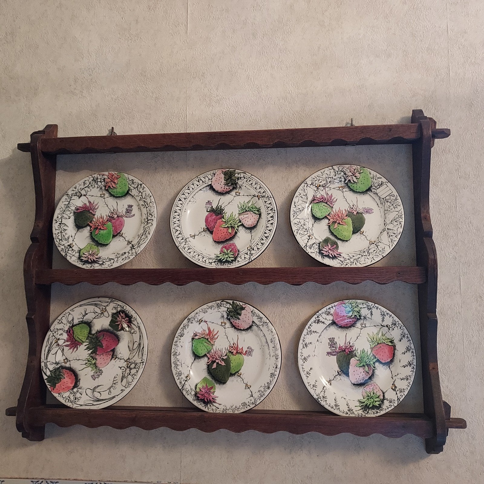 6 assiettes en porcelaine (Gien), Enlèvement