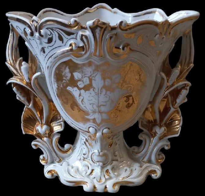 vase/cornet en corne ancienne., Enlèvement