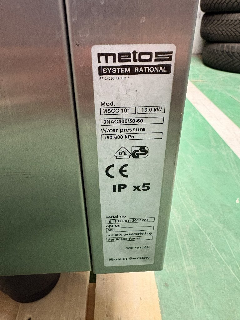 Metos (Rational) oven te koop, Zakelijke goederen, Horeca | Keukenapparatuur, Ophalen, Gebruikt, Ovens, Microgolfovens en Steamers