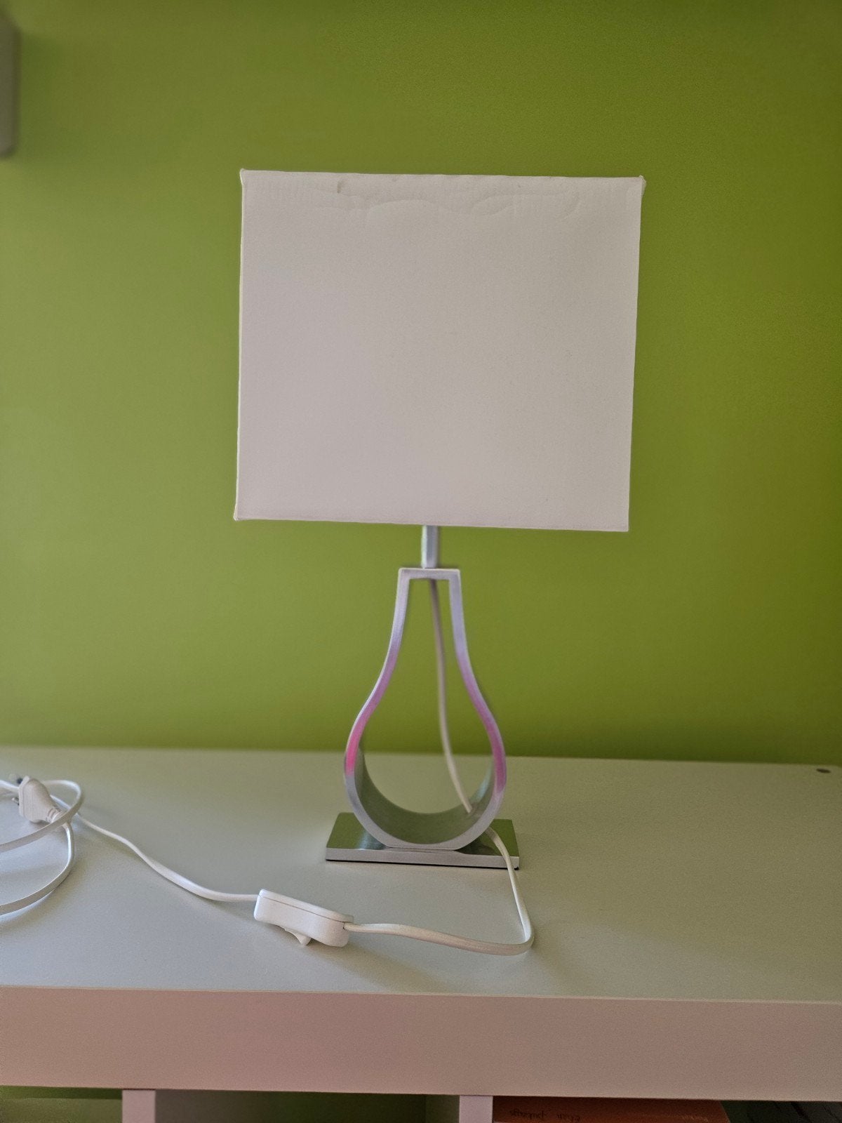 Veilleuse Ikea, Maison & Meubles, Blanc, 44 cm, Métal, Comme neuf