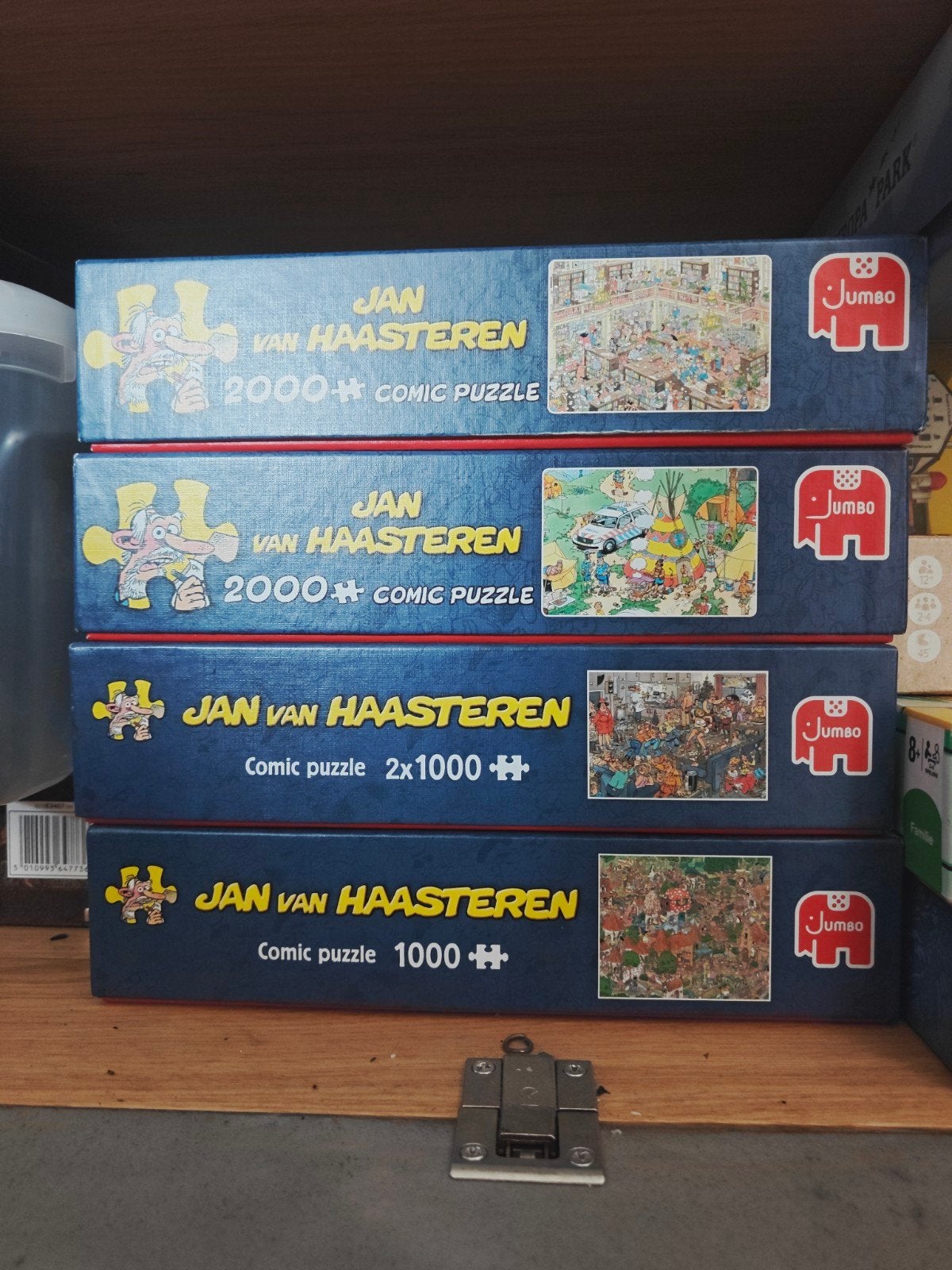 Jan van Haasteren puzzels in goede staat., Hobby en Vrije tijd, Verzenden, Meer dan 1500 stukjes, Gebruikt, Legpuzzel