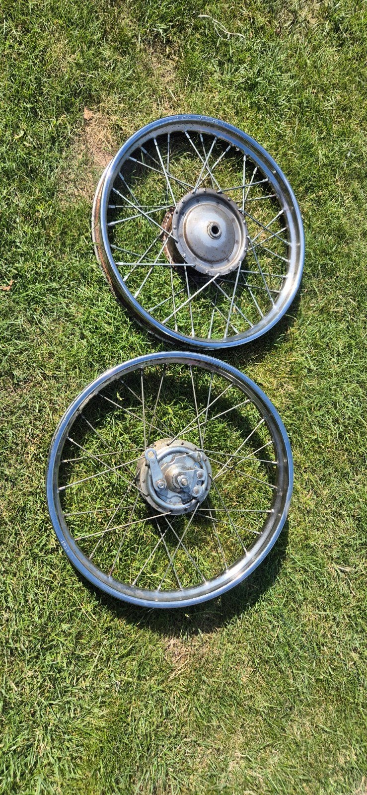 Vespa ciao spaak velgen, Ophalen