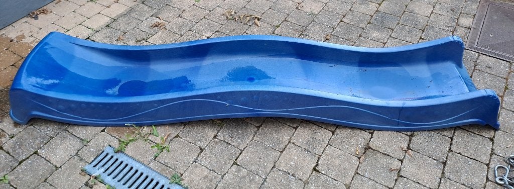 Toboggan et 2 balançoires, Enlèvement, Utilisé, Toboggan