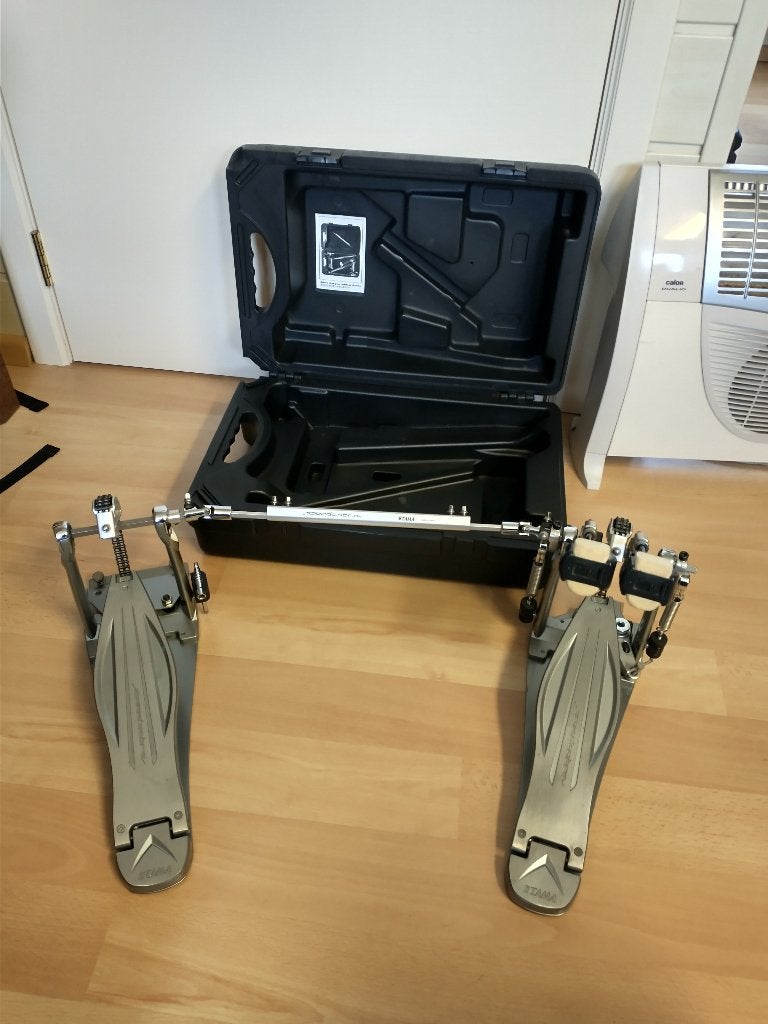 Tama Speed Cobra double pedal high end versie, incl hardcase, Muziek en Instrumenten, Percussie, Zo goed als nieuw, Overige soorten