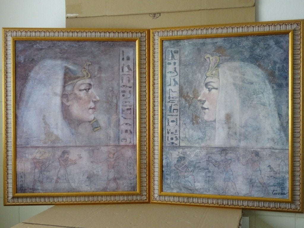 Ensemble d'affiches Verkerke Ramses Cleopatra Parrish 60x73, Enlèvement ou Envoi