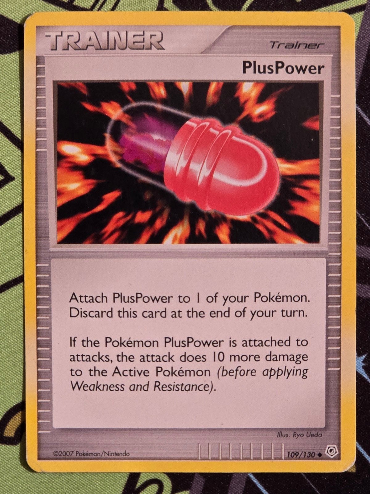 PlusPower Pokémon-trainerkaart, Ophalen, Gebruikt, Losse kaart, Foil