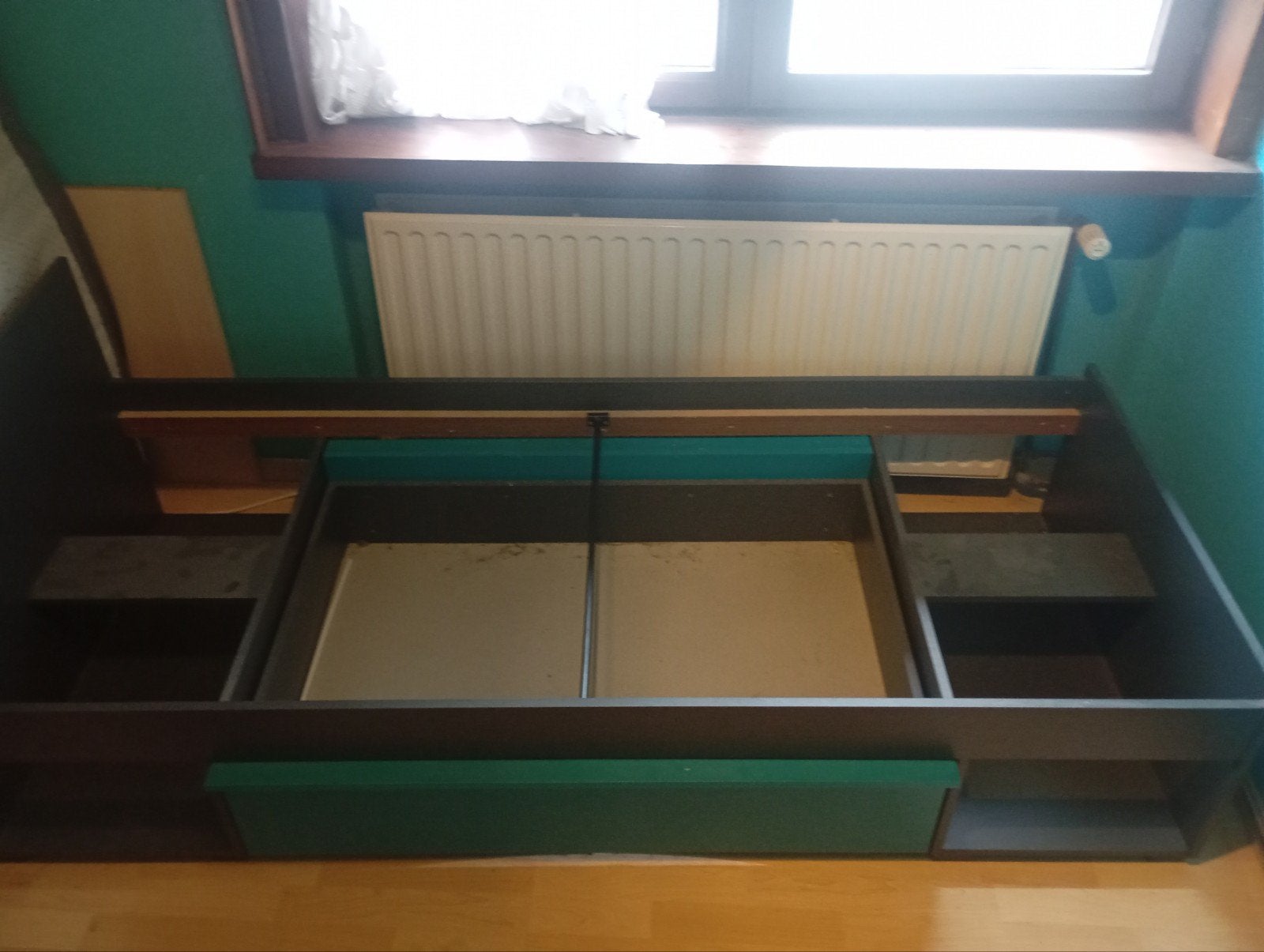 Bed, Ophalen, 85 tot 100 cm, Gebruikt, Lattenbodem