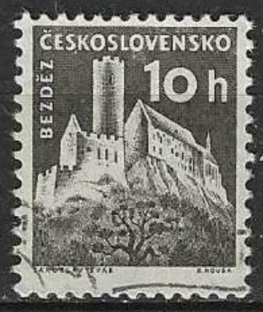 Tsjechoslowakije 1960 - Yvert 1069 - Kastelen - Bezdes (ST), Verzenden, Gestempeld