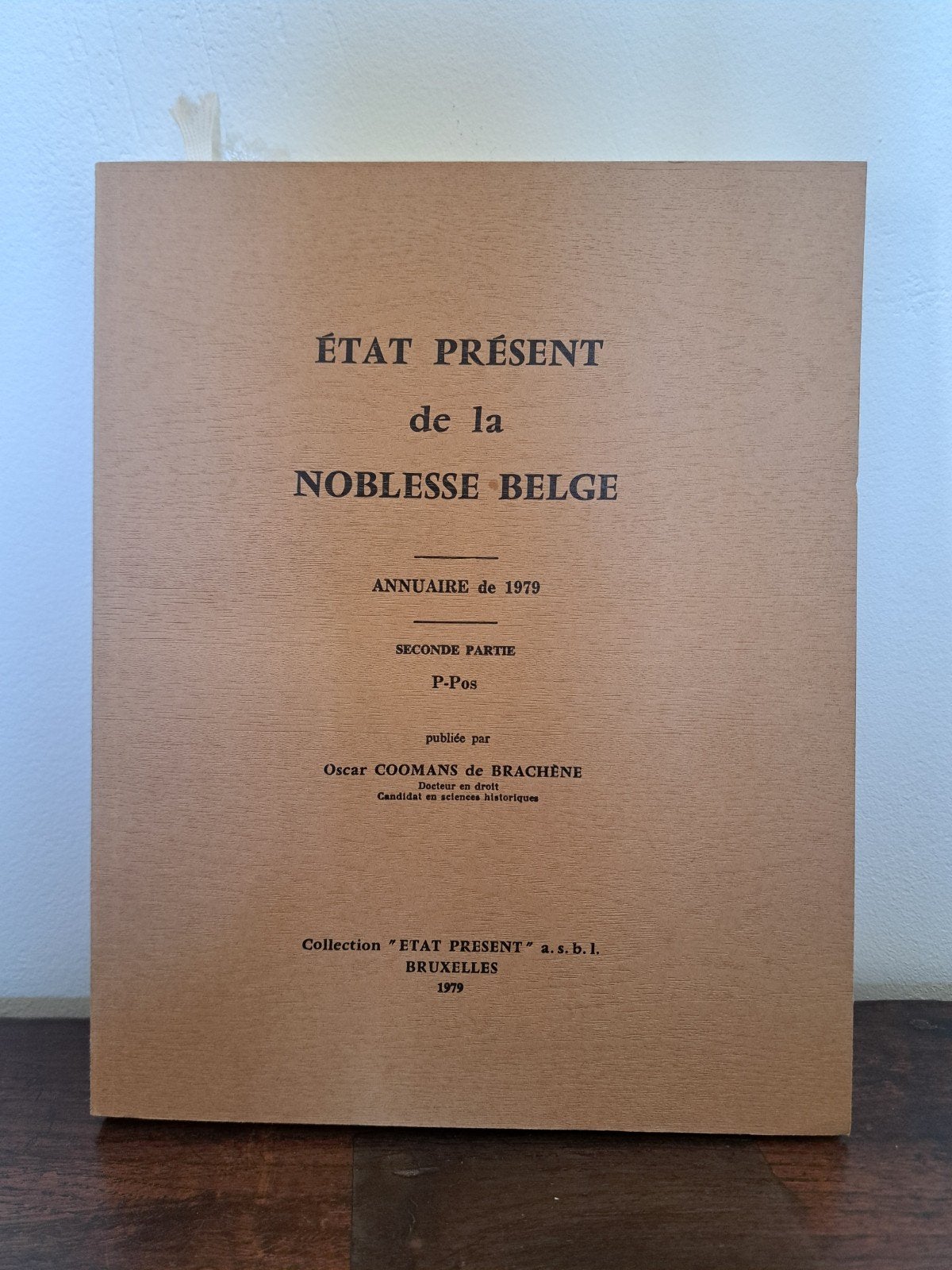 État Présent de la Noblesse Belge, Enlèvement ou Envoi