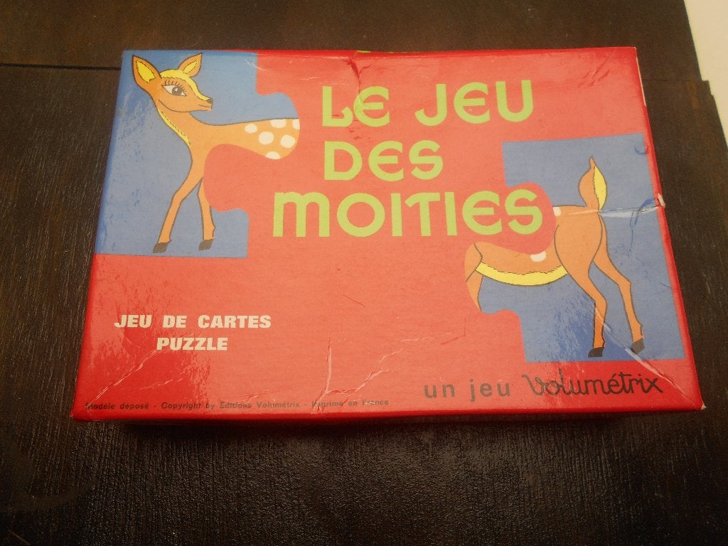 jeu enfant à partir de 4 ans "le jeu des moitiés", Enfants & Bébés, Enlèvement ou Envoi, Utilisé, Découverte