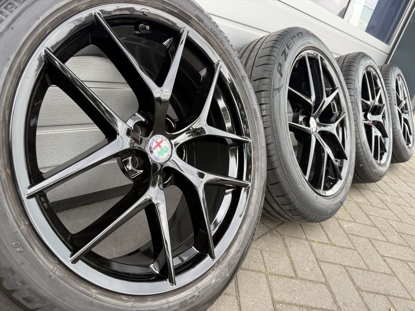 20 “ Alfa Romeo Stelvio Turbo QuadriFoglio Q4 Tonale velgen, Auto-onderdelen, Banden en Velgen, Gebruikt, -, -, Banden en Velgen