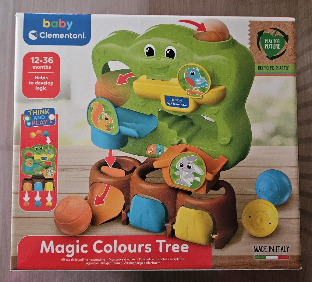 Magic Colours Tree - Clementoni - 12-36m NIEUW, Ophalen of Verzenden, Nieuw, Overige typen