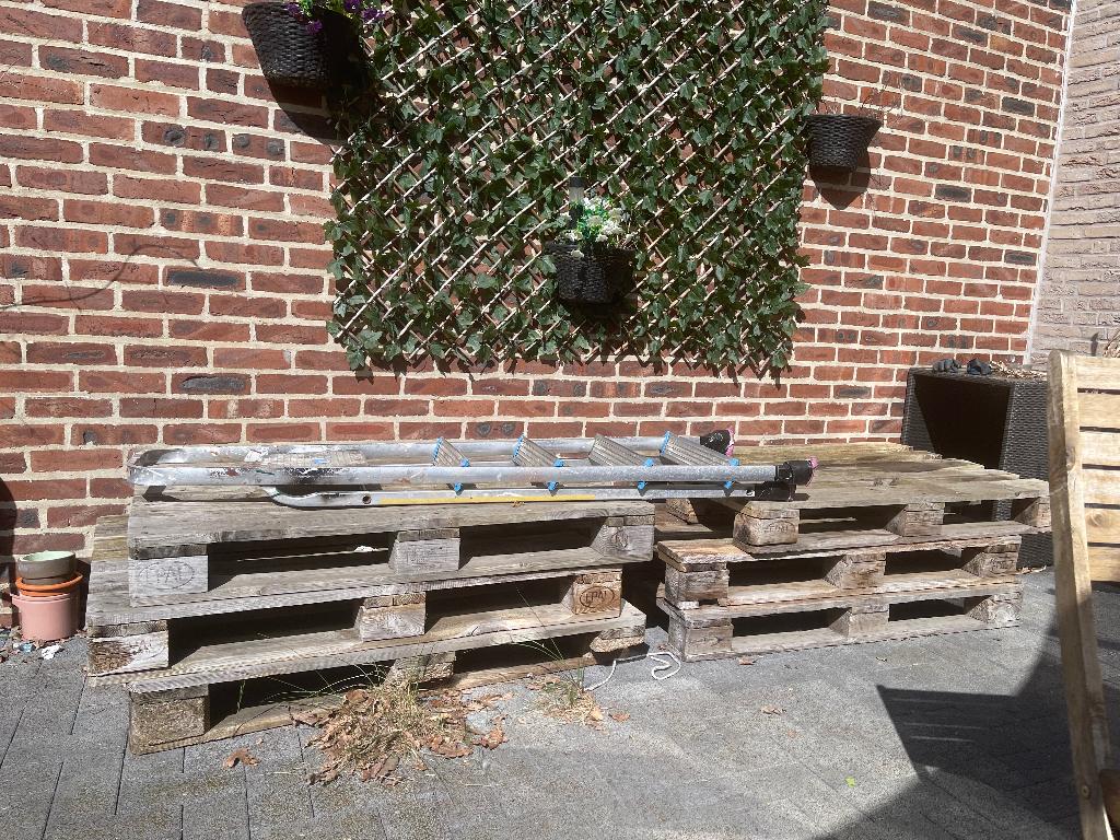 Palletten, Doe-het-zelf en Bouw, Ophalen, Gebruikt, Overige houtsoorten, Pallet